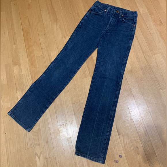 Vintage Raw Blue Wranglers 28”x 32” - Picture 1 of 5